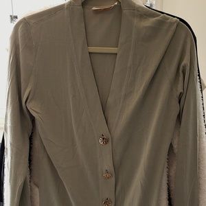 Tory Burch cardigan mint green size L
